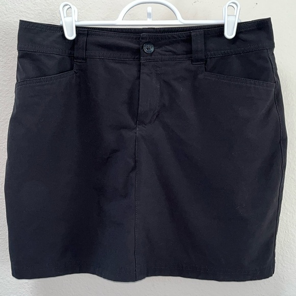 Eddie Bauer Active Adventurous Solid Black Skirt Skort, Size 6, Spandex Blend - Picture 2 of 13